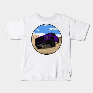 RAPTOR PURPLE Kids T-Shirt